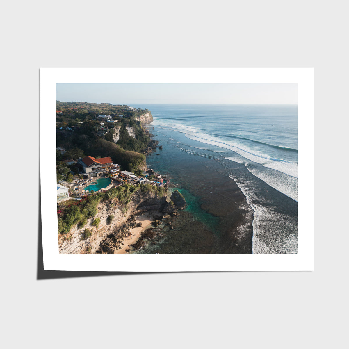 Single Fin Uluwatu  - Art Print - Fine Art Paper - Unframed Print - Landscape