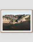 Uluwatu Cave - Art Print - Traditional Frame - Raw Oak - Landscape