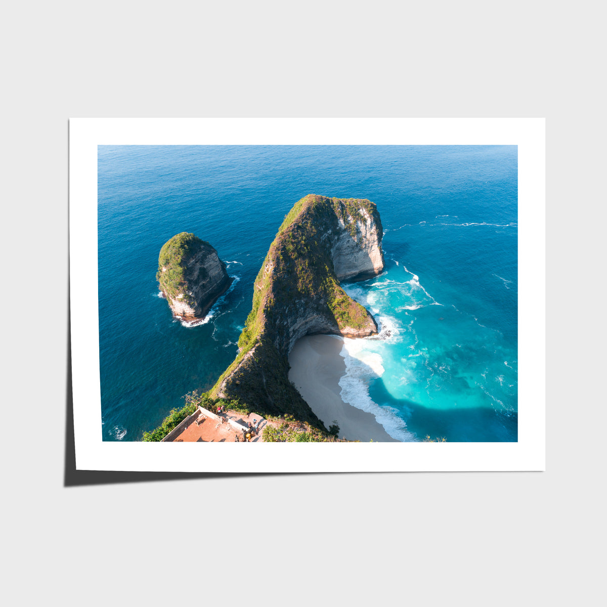 Kelingking - T-Rex - Art Print - Fine Art Paper - Unframed Print - Landscape