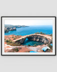 Broken Beach - Nusa Penida - Art Print - Traditional Frame - Black - Landscape