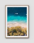 Gili T Tropical - Art Print - Traditional Frame - Raw Oak - Portrait