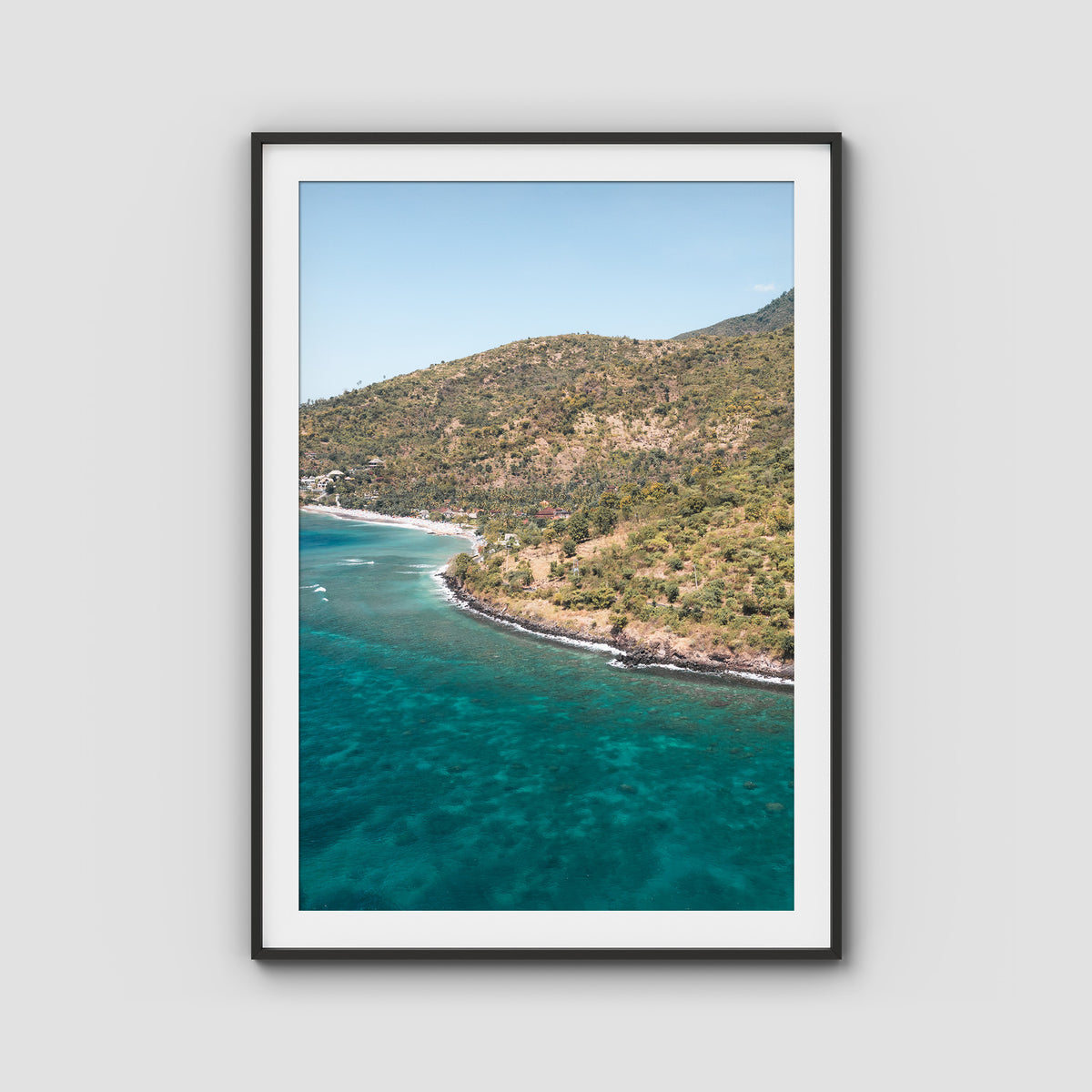 Amed - Art Print - Traditional Frame - Black - Portrait