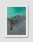 Padang Padang Surfing - Art Print - Traditional Frame - White - Portrait