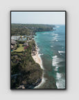 Resort Views - Uluwatu - Art Print - Float Frame Canvas - Black - Portrait