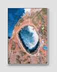 Broken Beach ii - Nusa Penida - Art Print - Float Frame Canvas - White - Portrait