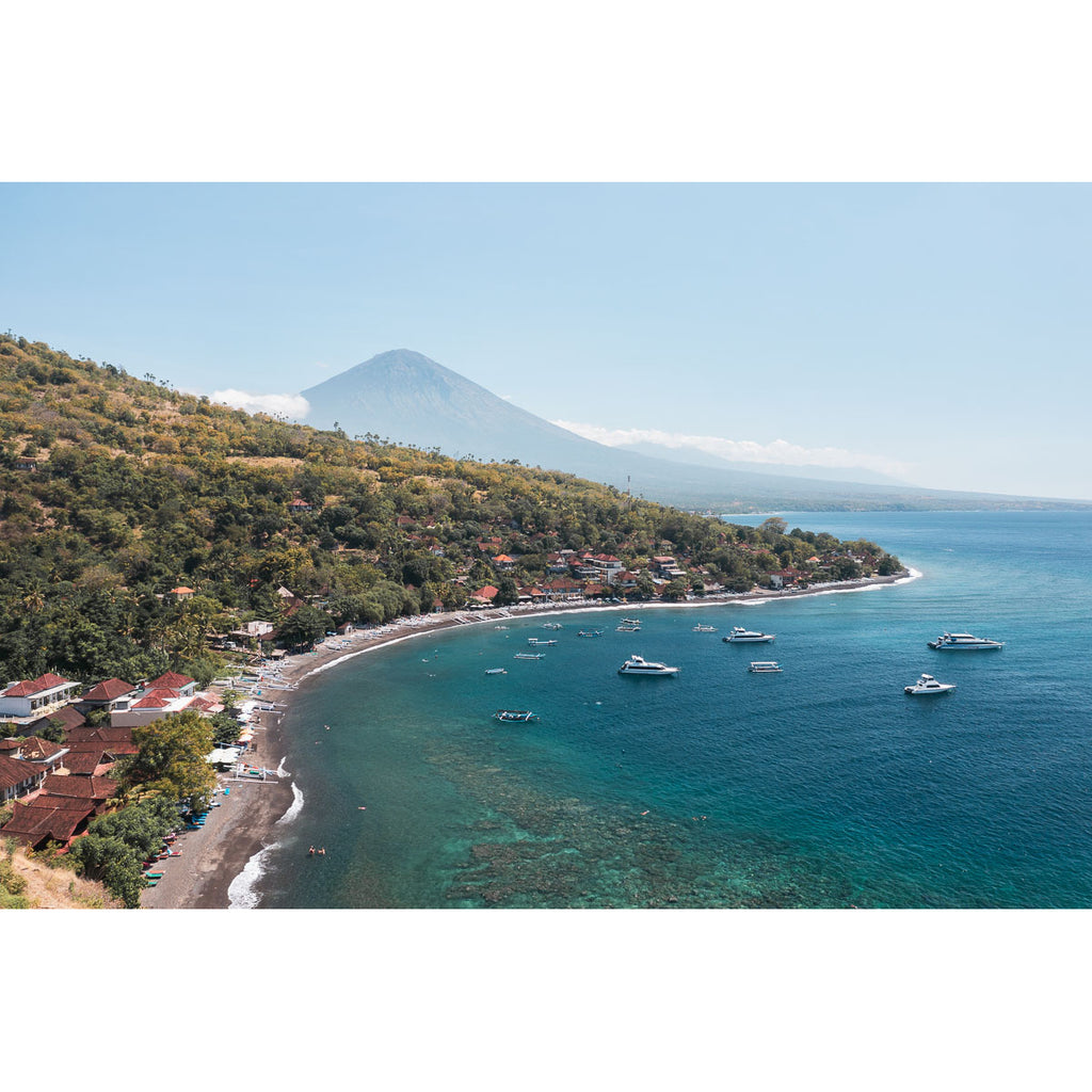 Amed & Mount Agung - Art Print