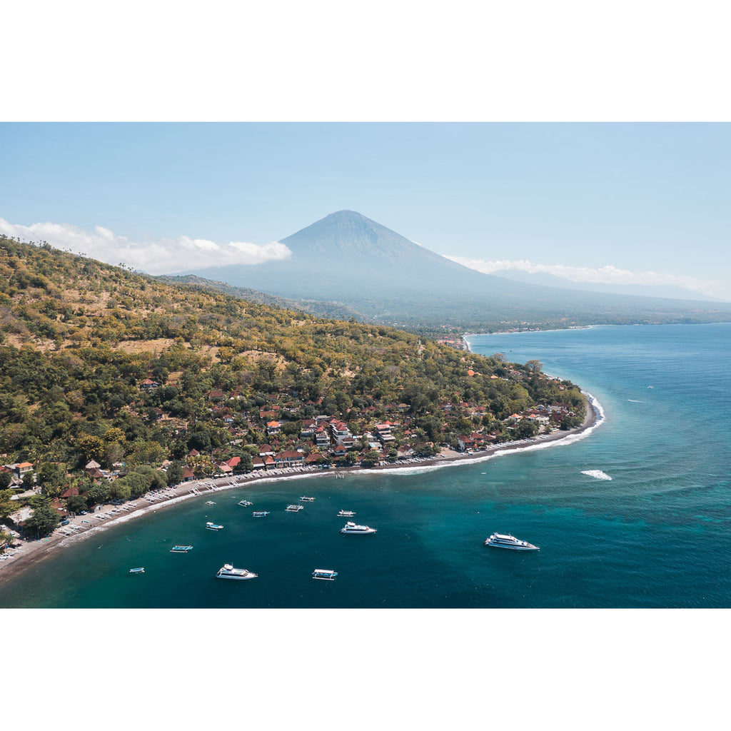 Amed & Mount Agung ii - Art Print