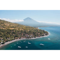 Amed & Mount Agung ii - Art Print Tidaltones