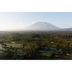 Rice Paddy Sunset East Bali ii  - Art Print