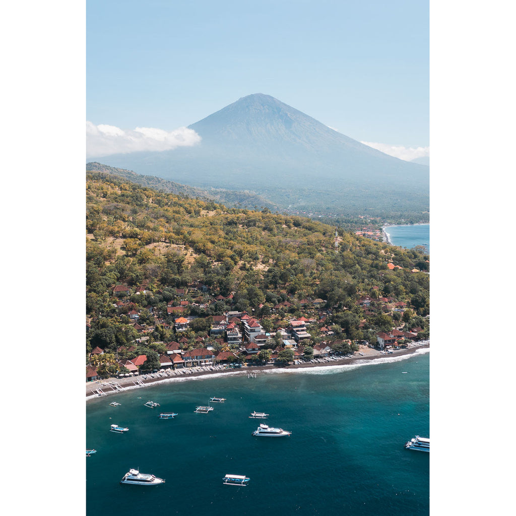 Amed & Mount Agung ii - Art Print
