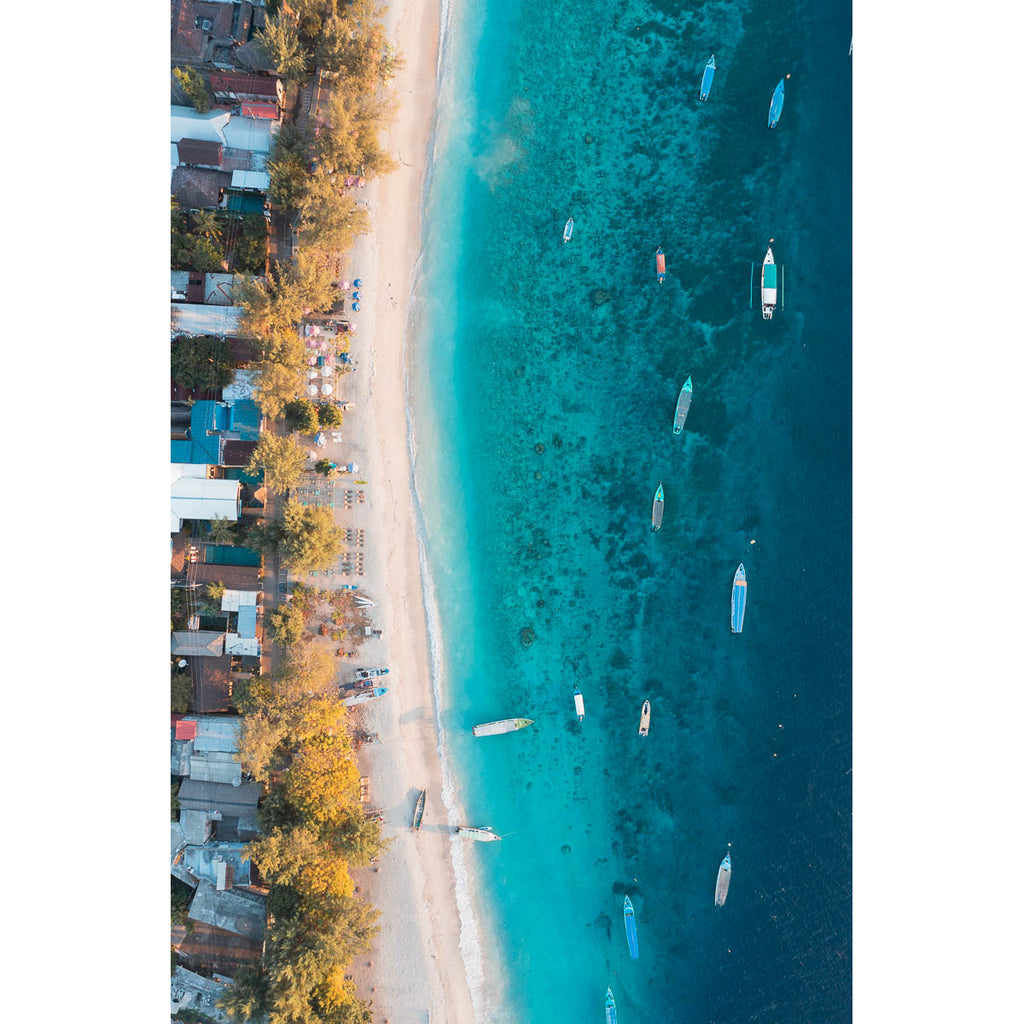 Gili T Boats - Art Print