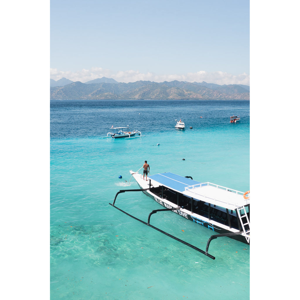 Gili T Longboat - Art Print