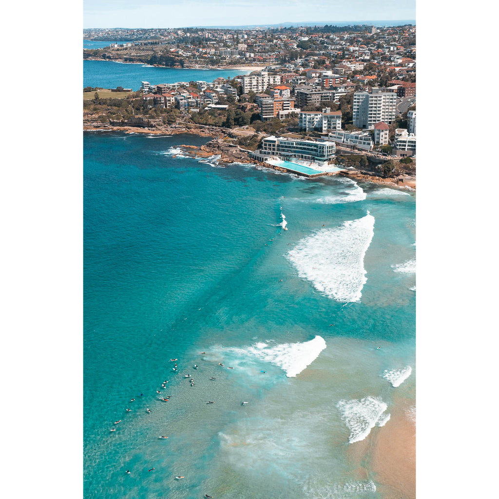 Bondi Beach High Aerial - Sydney - Art Print