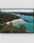 Torakina Beach Aerial  - Brunswick Heads - Fine Art Print - Float Frame Canvas - Black - Landscape
