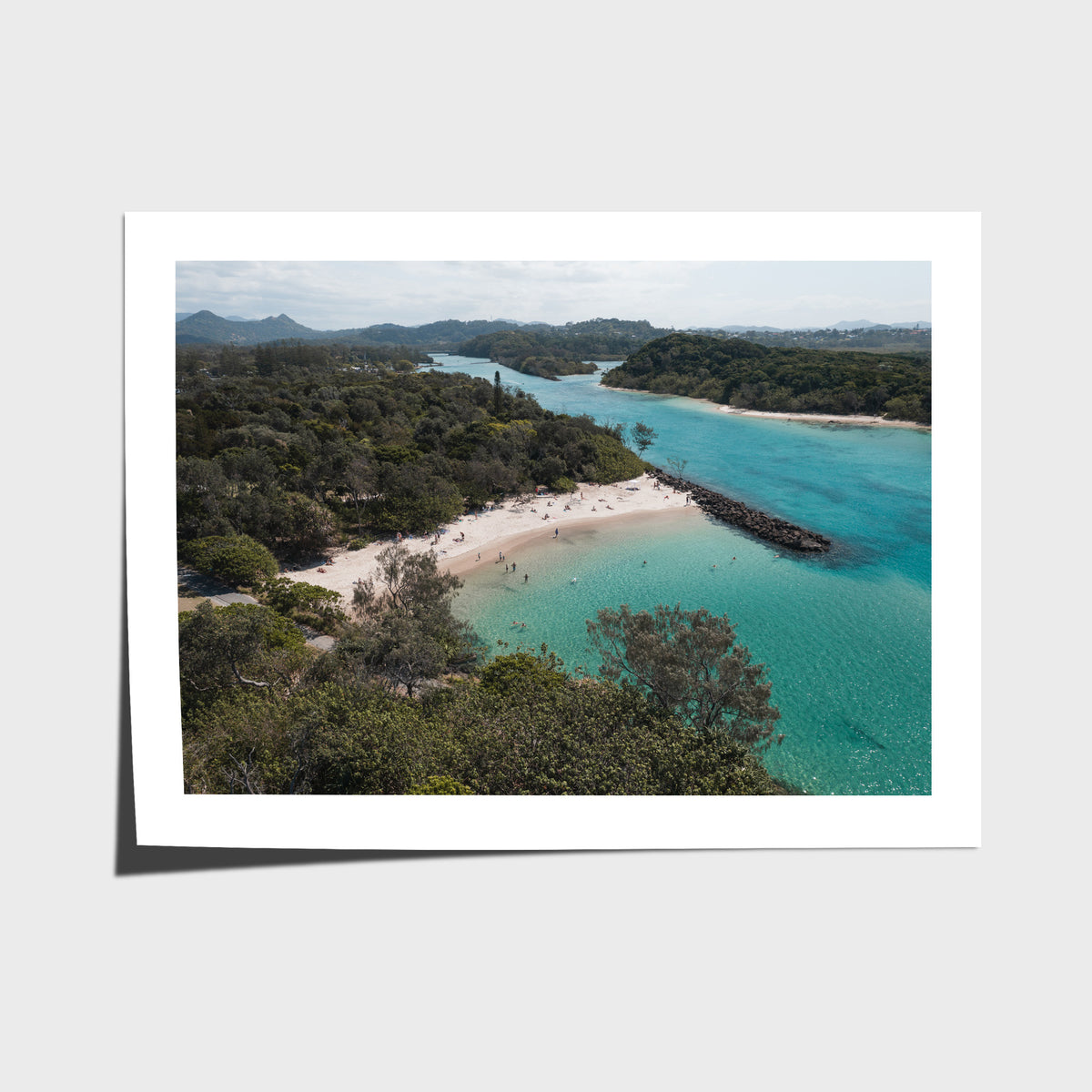 Torakina Beach Aerial  - Brunswick Heads - Fine Art Print - Fine Art Paper - Unframed Print - Landscape