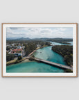 Brunswick Crossing - Fine Art Print - Traditional Frame - Raw Oak - Landscape