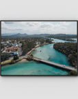 Brunswick Crossing - Fine Art Print - Float Frame Canvas - Black - Landscape