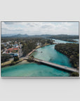 Brunswick Crossing - Fine Art Print - Float Frame Canvas - White - Landscape