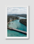 Brunswick Crossing - Fine Art Print - Traditional Frame - White - Portrait