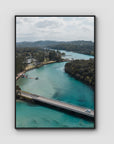 Brunswick Crossing - Fine Art Print - Float Frame Canvas - Black - Portrait
