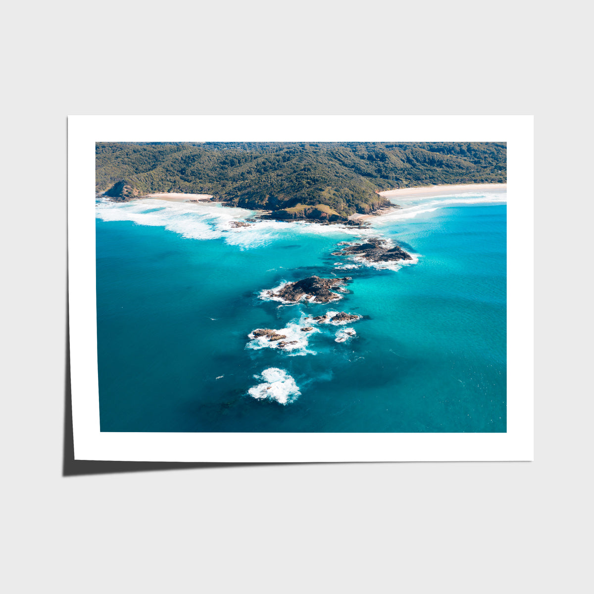Broken Head Bombies - Byron Bay - Art Print - Fine Art Paper - Unframed Print - Landscape