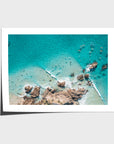The Pass, Surfers & Kayaks - Byron Bay - Art Print - Fine Art Paper - Unframed Print - Landscape