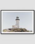 Byron Bay Lighthouse - Art Print - Traditional Frame - Black - Landscape