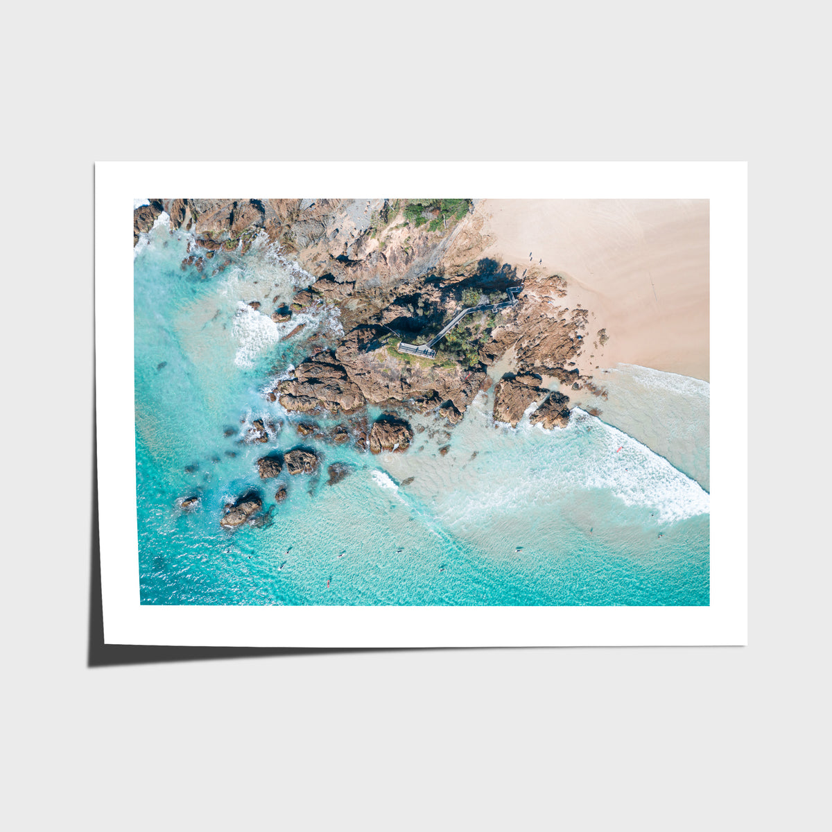 The Pass Lines ii - Byron Bay - Art Print - Fine Art Paper - Unframed Print - Landscape