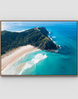 Cape Byron - Byron Bay - Art Print - Float Frame Canvas - Raw Oak - Landscape