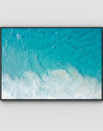 Tallows Blues - Byron Bay - Art Print - Float Frame Canvas - Black - Landscape