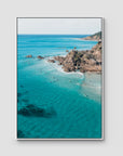 The Pass iii - Byron Bay - Art Print - Float Frame Canvas - White - Portrait