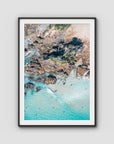 The Pass Lines ii - Byron Bay - Art Print - Traditional Frame - Black - Portrait