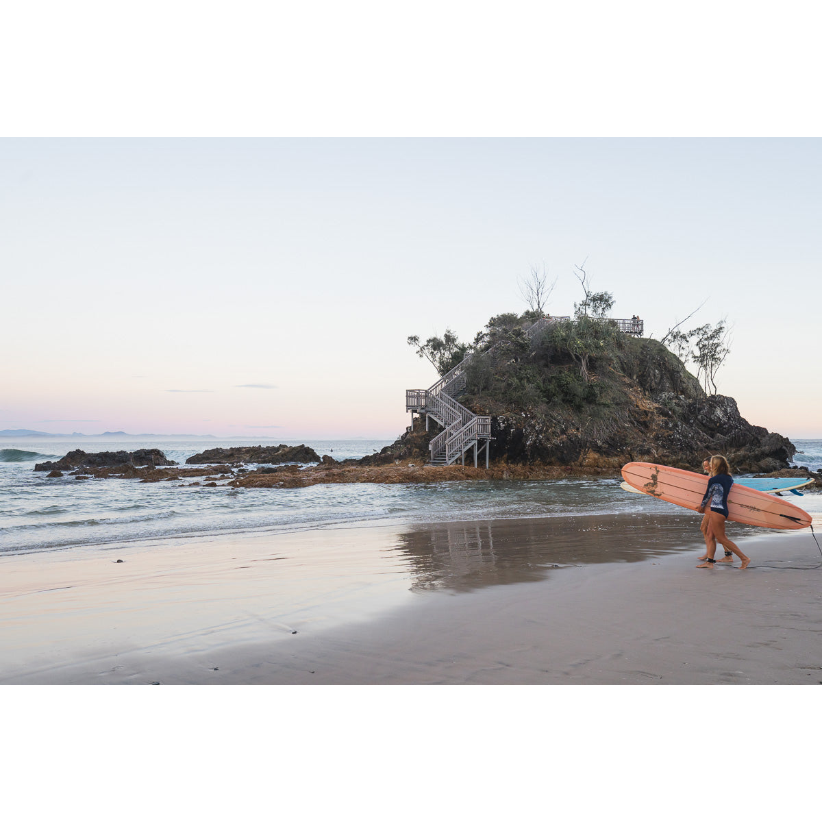 The Pass Early Morning - Byron Bay - Art Print