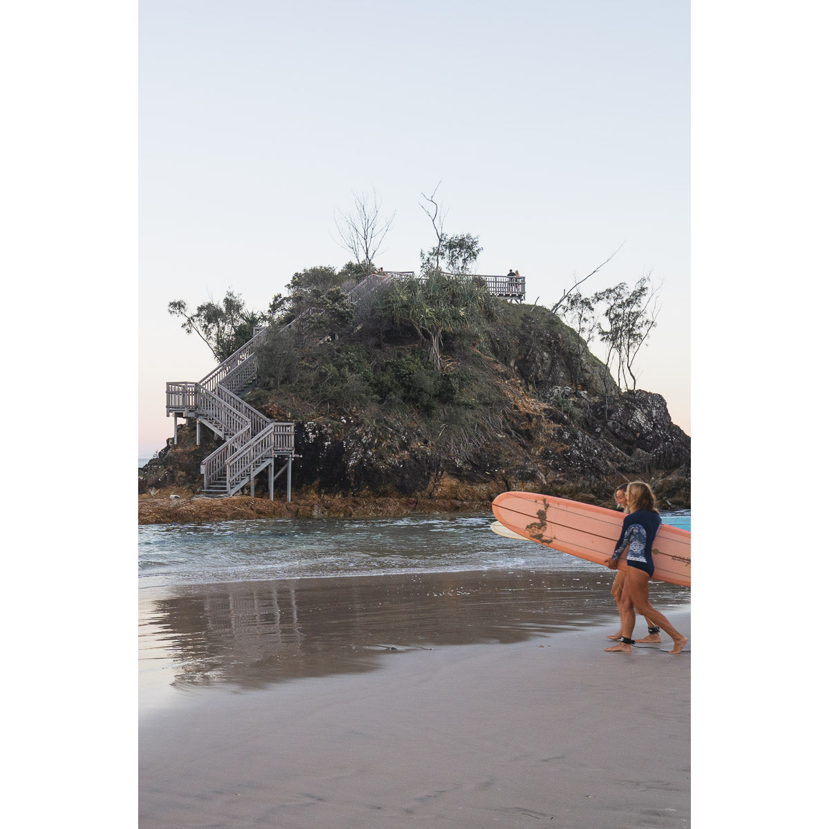 The Pass Early Morning - Byron Bay - Art Print
