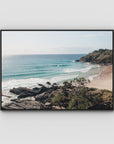 Cabarita Headland Drift - Fine Art Print - Float Frame Canvas - Black - Landscape