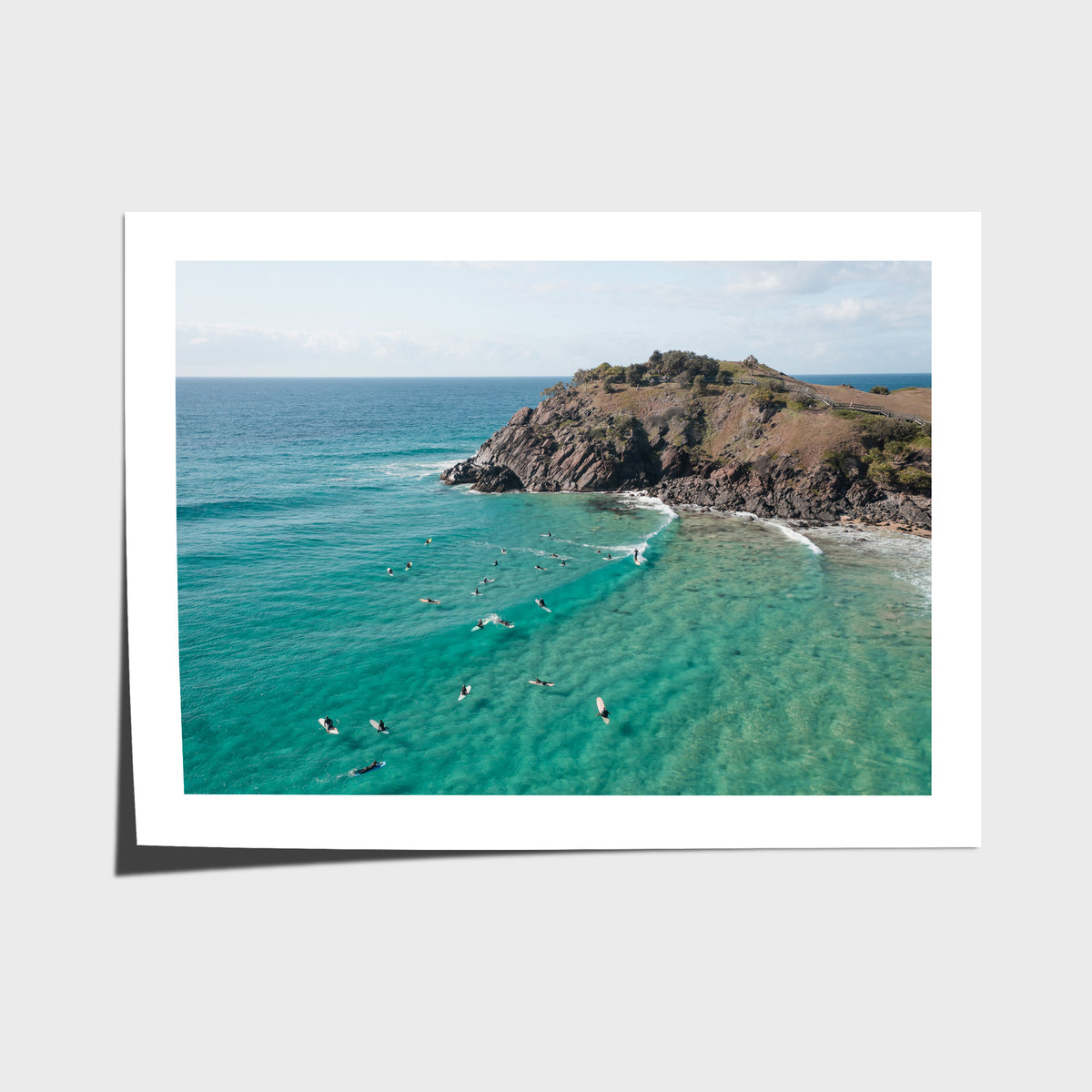 Cabarita Longboarder - Fine Art Print - Fine Art Paper - Unframed Print - Landscape