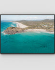 Rolling South - Cabarita - Fine Art Print - Float Frame Canvas - Black - Landscape