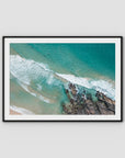 Tidal Run - Cabarita - Fine Art Print - Traditional Frame - Black - Landscape