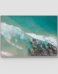 Tidal Run - Cabarita - Fine Art Print - Float Frame Canvas - White - Landscape