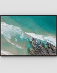 Tidal Run - Cabarita - Fine Art Print - Float Frame Canvas - Black - Landscape