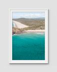 Rolling South - Cabarita - Fine Art Print - Traditional Frame - White - Portrait