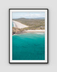 Rolling South - Cabarita - Fine Art Print - Traditional Frame - Black - Portrait
