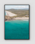 Rolling South - Cabarita - Fine Art Print - Float Frame Canvas - Black - Portrait