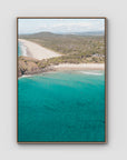 Rolling South - Cabarita - Fine Art Print - Float Frame Canvas - Raw Oak - Portrait