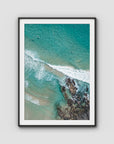 Tidal Run - Cabarita - Fine Art Print - Traditional Frame - Black - Portrait