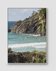 Framed by Nature - Cabarita - Fine Art Print - Float Frame Canvas - White - Portrait