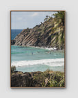 Framed by Nature - Cabarita - Fine Art Print - Float Frame Canvas - Raw Oak - Portrait