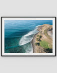 Headland Track - Crescent Head ii - Art Print - Traditional Frame - Black - Landscape