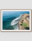 Headland Track - Crescent Head ii - Art Print - Traditional Frame - Raw Oak - Landscape