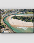Crescent Head Creek Bridge - Art Print - Float Frame Canvas - Black - Landscape